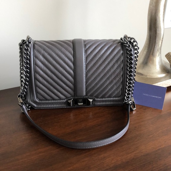 rebecca minkoff chevron quilted love crossbody bag